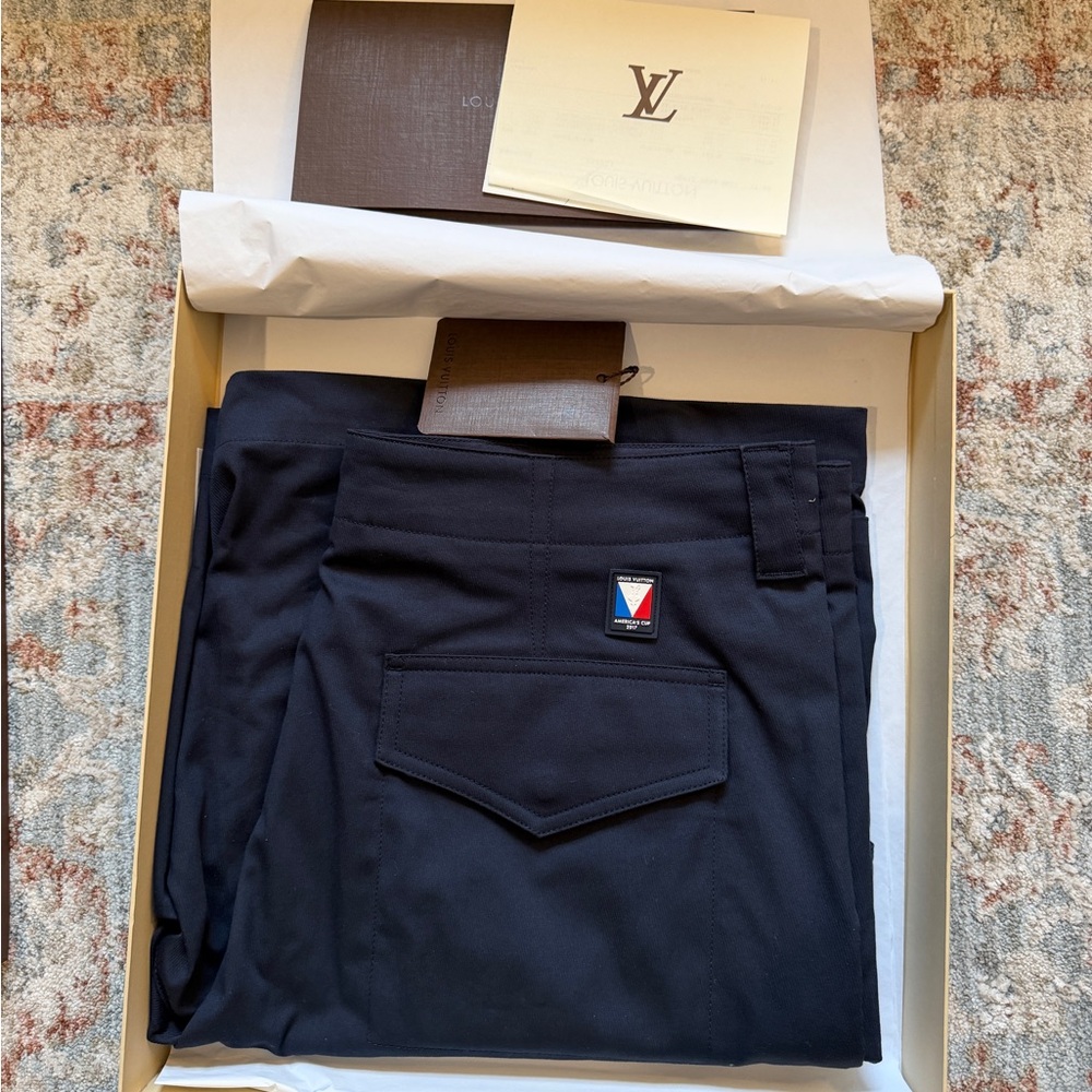 Louis Vuitton Navy Trousers